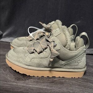 UGG Kids' Olive Sneakers with Tan Sole